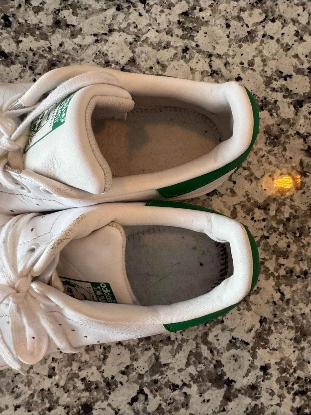 adidas Originals Stan Smith Leather Sneakers White Green Men’s 6.5 / Women’s 7.5
